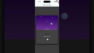 LightDark Mode Animation With Flutter [upl. by Yttik]