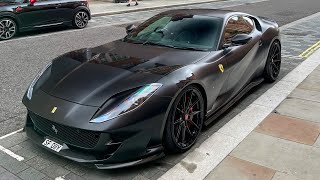 GINTANI Ferrari 812 Superfast Insane Sounds In London LOUD [upl. by Janifer]