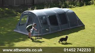 Vango Lismore Air Tent Pitching amp Packing Real Time Video [upl. by Fry]