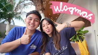 vlogmas day 03 ♡ spontaneous trip to a resort amp sharing our christmas wishlist [upl. by Harrat]