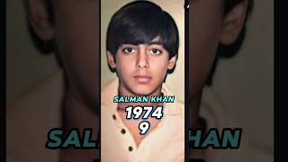 SALMAN KHAN Age Transformation 19652024  Salman Now amp then  old photo salmankhan [upl. by Chantal]