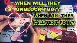 hindiurdu  When will they Unblock you  When will they CallText you  Timeless Tarot 💕 [upl. by Bat293]