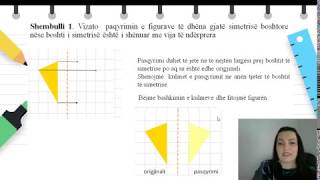 Klasa 7  Matematike  Simetria boshtore tek format 2D [upl. by Bertold]