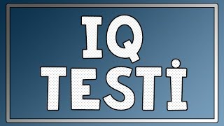 IQ TEST  10 SORU [upl. by Belia290]