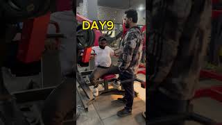 DAY9 transformation 45days gym minivlog yiutubeindia ￼ [upl. by Kaye]