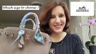 HERMÈS BIRKIN 25 vs 30  the differences and my experience [upl. by Jonna320]