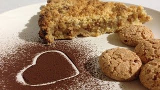 Torta Sbriciolata MandorleAmaretti e Ricotta ITA  Crumb Cake [upl. by Dlorag]