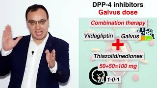 Diabetes Medications  DPP4 inhibitors  Vildagliptin Galvus [upl. by Kentiggerma]