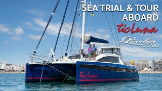 Sea trial and Tour Aboard ticLuna  Privilege Signature 510 [upl. by Kevyn785]