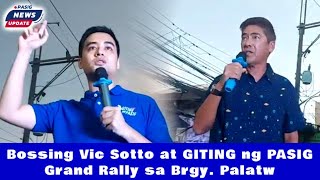 LIVE🔴 Bossing Vic Sotto at GITING ng PASIG Grand Rally sa Brgy Palatiw [upl. by Nilde]