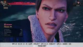 Tekken 8 Hwoarang DF2 High Damage Combos with Inputs [upl. by Farlee181]