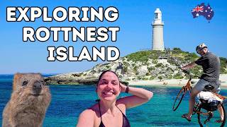 Exploring Rottnest Island by Bike An Unforgettable Day Trip from Perth  Travel Vlog [upl. by Dalia]