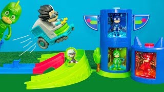 PJ Masks Rival Racers Track with Catboy Toy Unboxing [upl. by Tchao]