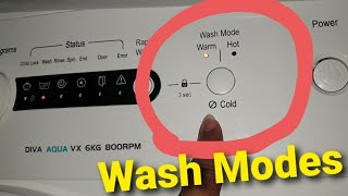 Wash Modes  IFB Washing Machines  Cold 🥶 Warm Hot 🔥 Front Load Fully Automatic Machine [upl. by Yenffad]