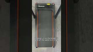 How to tighten treadmill beltHccsport treadmill walking pad [upl. by Caniff]