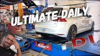 TDI Turbo install and DYNO PROJECT DAILY DIESEL [upl. by Iron]