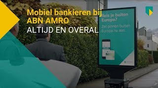 Mobiel bankieren bij ABN AMRO  altijd en overal [upl. by Yltneb]