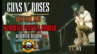 Guns N Roses  July 11th 1993  Werchter Festival Ground Werchter Belgium [upl. by Nosduh43]