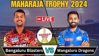 Gulbarga Mystics vs Hubli Tigers Live GBM vs HT 30th Match  Maharaja T20 2024  Ksca live [upl. by Eitra]