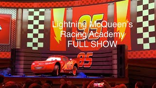 FULL OPENING DAY SHOW Lightning McQueen’s Racing Academy  Disney’s Hollywood Studios [upl. by Idnew669]