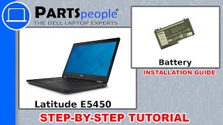 Dell Latitude E5450 Battery Replacement Video Tutorial [upl. by Holly473]