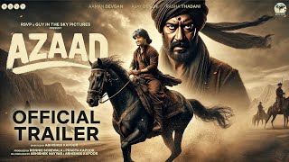 Azaad  Official Trailer  Ajay Devgan Aaman Devgn Rasha Thadani [upl. by Todhunter914]