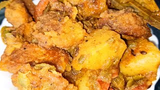 Fig CurryDaler Bora diye Dumur Kasha Traditional Bengali Recipe [upl. by Treb415]