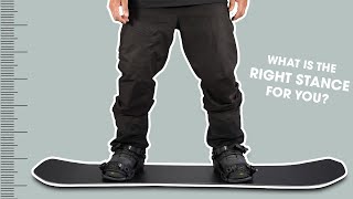 WHAT IS THE RIGHT SNOWBOARD STANCE FOR YOU [upl. by Josselyn]