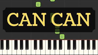 Can Can  Super Easy Piano Tutorial [upl. by Ientruoc]