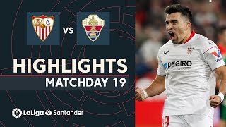 Resumen de Sevilla FC vs Elche CF 30 [upl. by Casar]