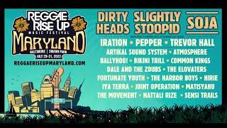 Reggae Rise Up Maryland Festival 2022 Lineup Announcement [upl. by Ginni]