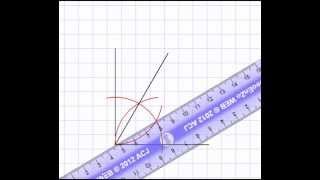 Trisección de un ángulo recto  Ángulos  1º BACH [upl. by Thury]