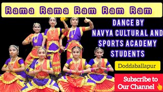 Rama Rama Ram Ram Ram  Dance by NCSA Students  Choreography by Navyashree MK jaishreeram dance [upl. by Novahs464]