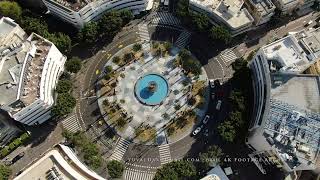 Dizengoff Square  כיכר דיזנגוף  Tel aviv aerial [upl. by Lietman]