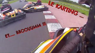 Session KARTING  Glissade Drift Crash Sortie de route course pluie Aprem de ouff [upl. by Ehsiom340]