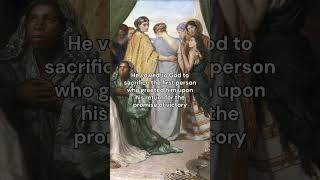 Jephthah’s Vow  Art by Edwin Longsden Long amp Sir John Everett art arthistory religion [upl. by Adnana353]