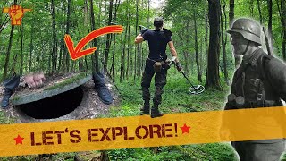 Hidden HATCH discovered in WW2 FOREST [upl. by Eniamor198]