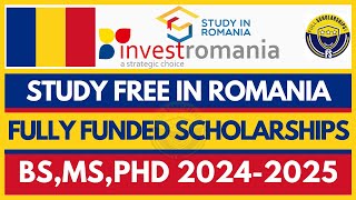 Romania Scholarships 20242025  Romanian ARICE Fully Funded Scholarships for Bachelors MastersPhD [upl. by Ginsburg]