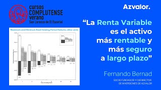 La Renta Variable es el activo más rentable y más seguro a largo plazo  Azvalor en la UCM [upl. by Cita]