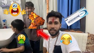 ToothPaste With French Fries 🍟 And Smiley 😃vlog1053 vishvpatelvlogs trendingvideo viralvideo [upl. by Eissoj]