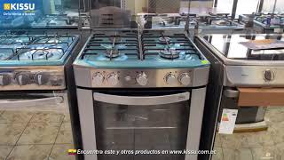 COCINA A GAS LINEA ULTIMATE EM6020SG0 60 CM 4 QUEMADORES CROMA ENCENDIDO ELECTRÓNICO NUEVO MODELO [upl. by Mackenie]