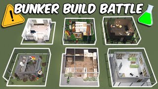 100k BUNKER BUILD BATTLE in BLOXBURG [upl. by Funch]