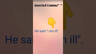 Inverted Comma  punctuation shortfeed shortviral shorts shortenglishgrammar [upl. by Anyt]