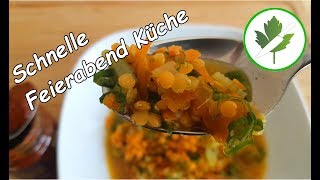 15 Minuten Küche  Asiatischer Linseneintopf  schnelles Rezept vegan [upl. by Pardner]