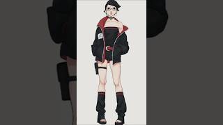 Sarada is so hot🔥 capcut saradauchiha ytshort [upl. by Ninette]