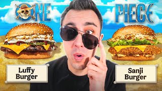 Je teste les BURGERS ONE PIECE Burger King [upl. by Patton]