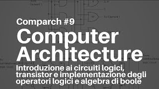 Architettura degli elaboratori  9  Introduzione ai circuiti e allalgebra di boole [upl. by Strauss]