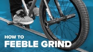 Как сделать фибл гринд на BMX How to feeble grind BMX [upl. by Franklyn433]