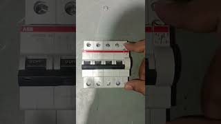 Know about ABB MCB Aux Alarm fitting abbschneider electricaldevice lnt electrician bch cns [upl. by Jayme]