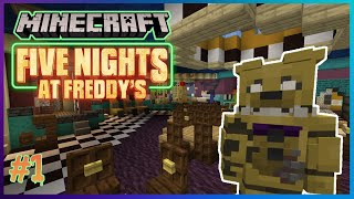 Im building the FNAF Movie in Minecraft 1  Pizzeria Interior  Download [upl. by Yriek]